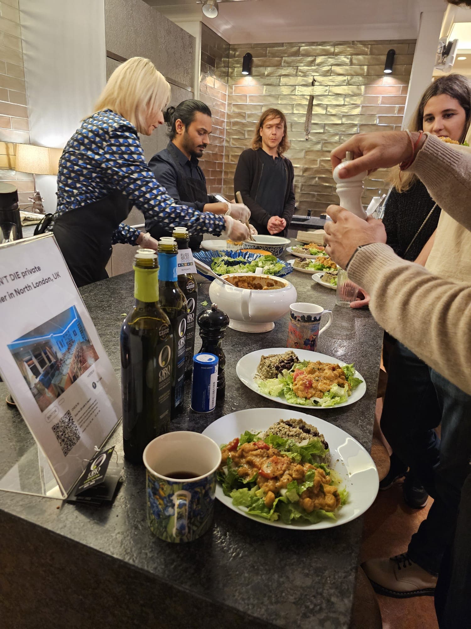 DON'T DIE private dinner, gut health discussion, Blueprint video - North London