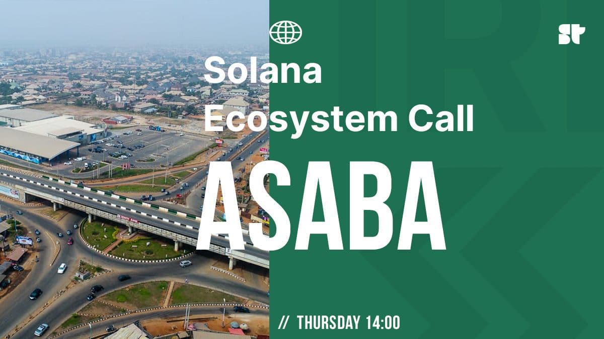 Solana Ecosystem Call IRL Asaba