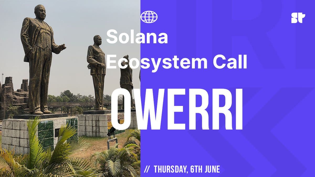 Solana Ecosystem call IRL - Owerri Nigeria 