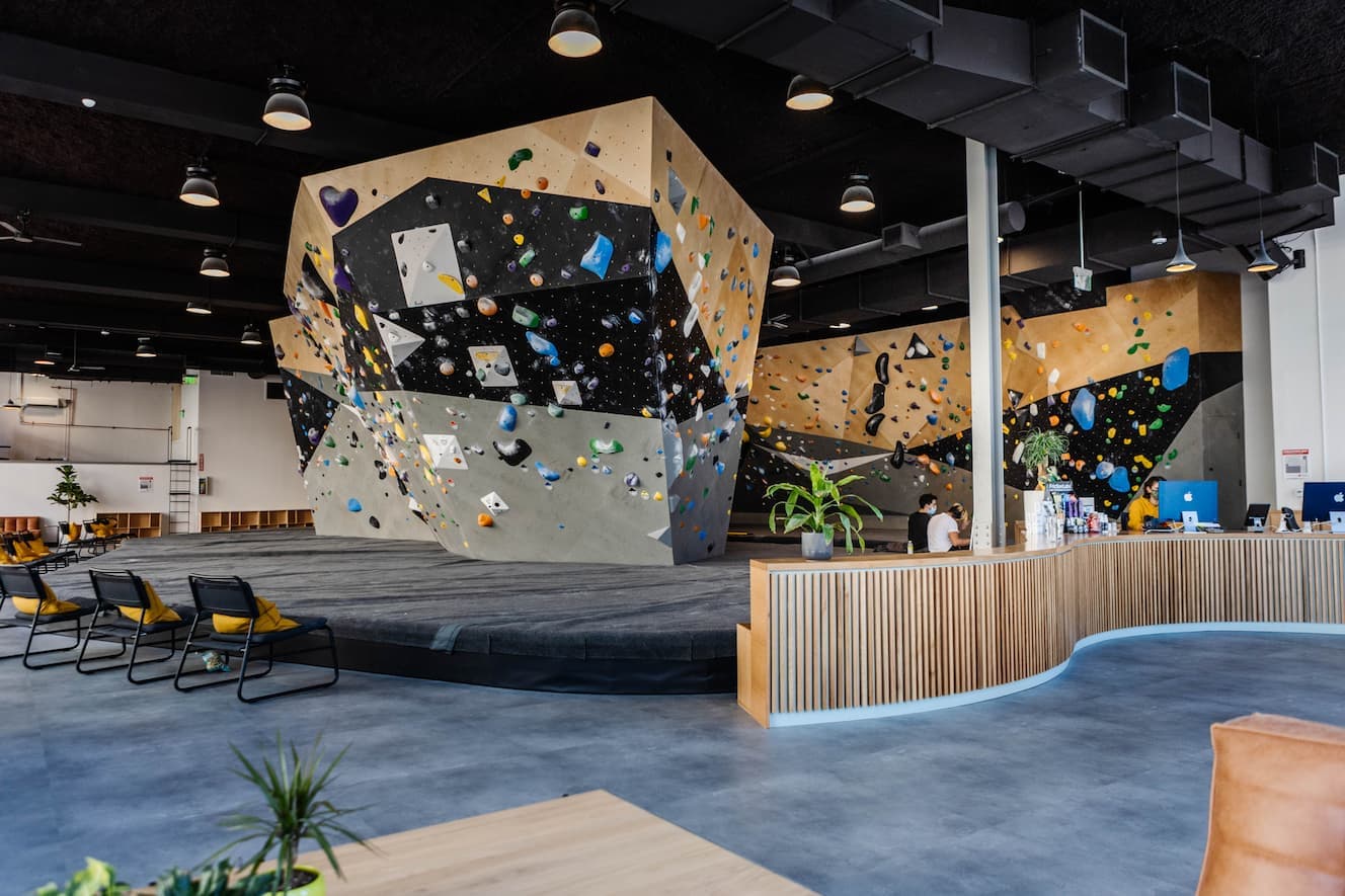 Bouldering in Benchmark Climbing in San Francisco