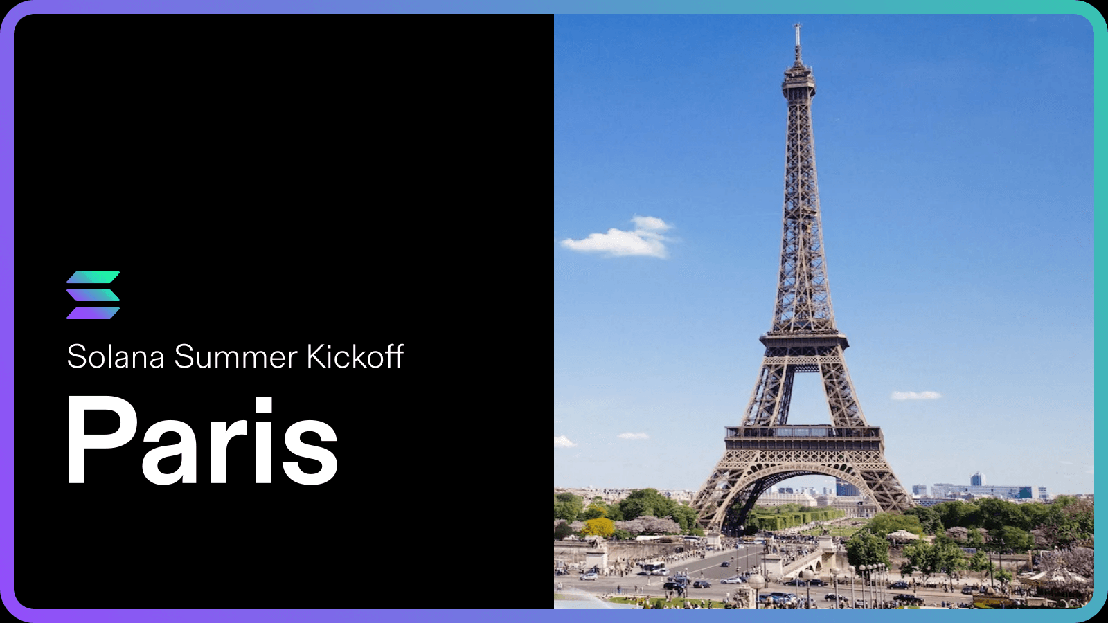 Solana Summer Kickoff: Paris