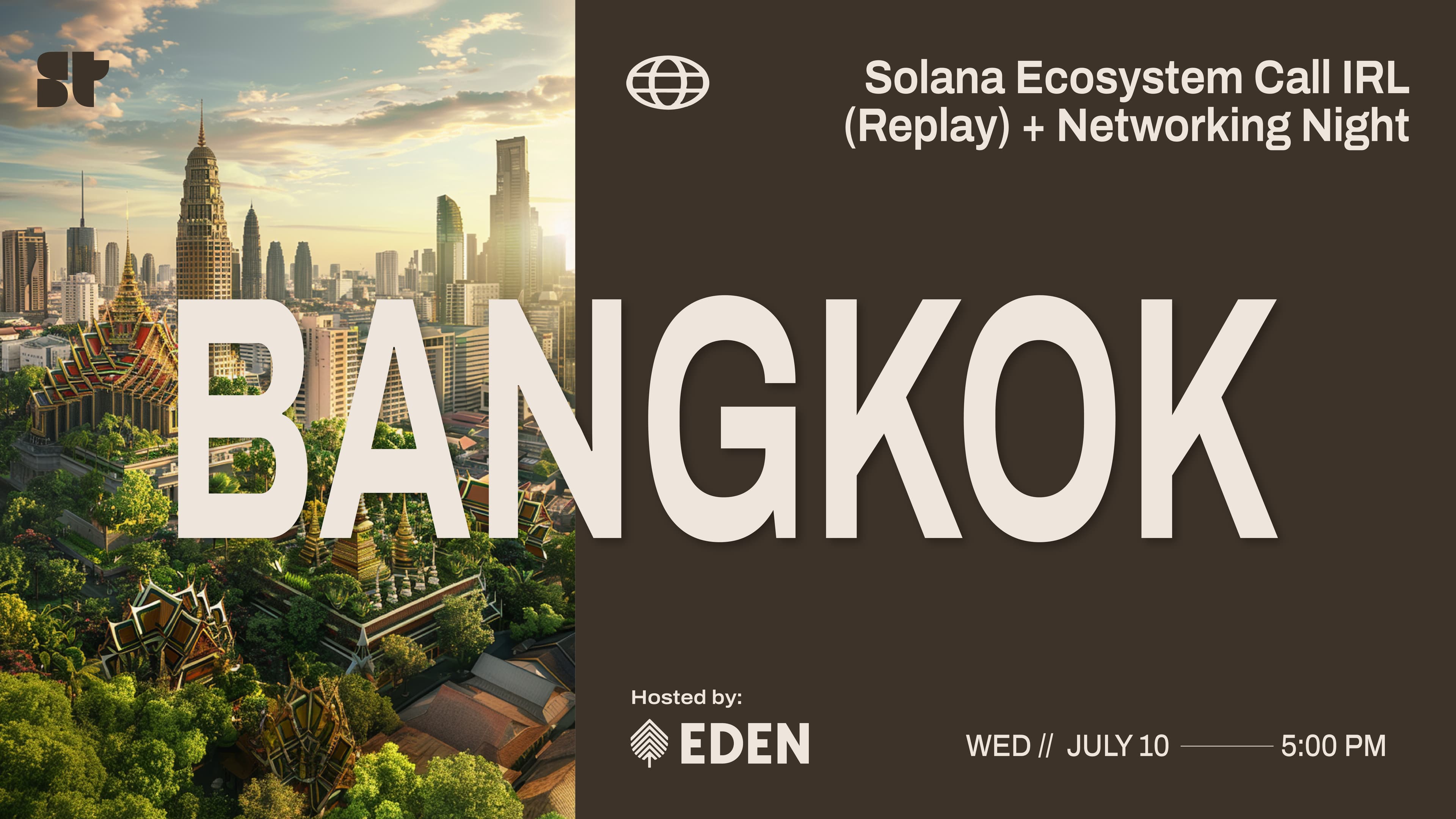 Solana Ecosystem Call IRL (REPLAY) + Networking Night - Bangkok, Thailand