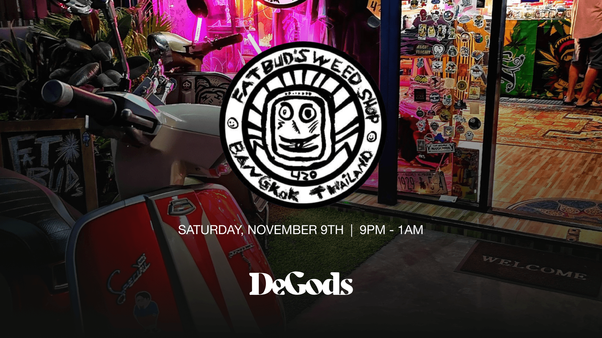 Debuds: A night in Bangkok at Fat Buds Weed Shop 