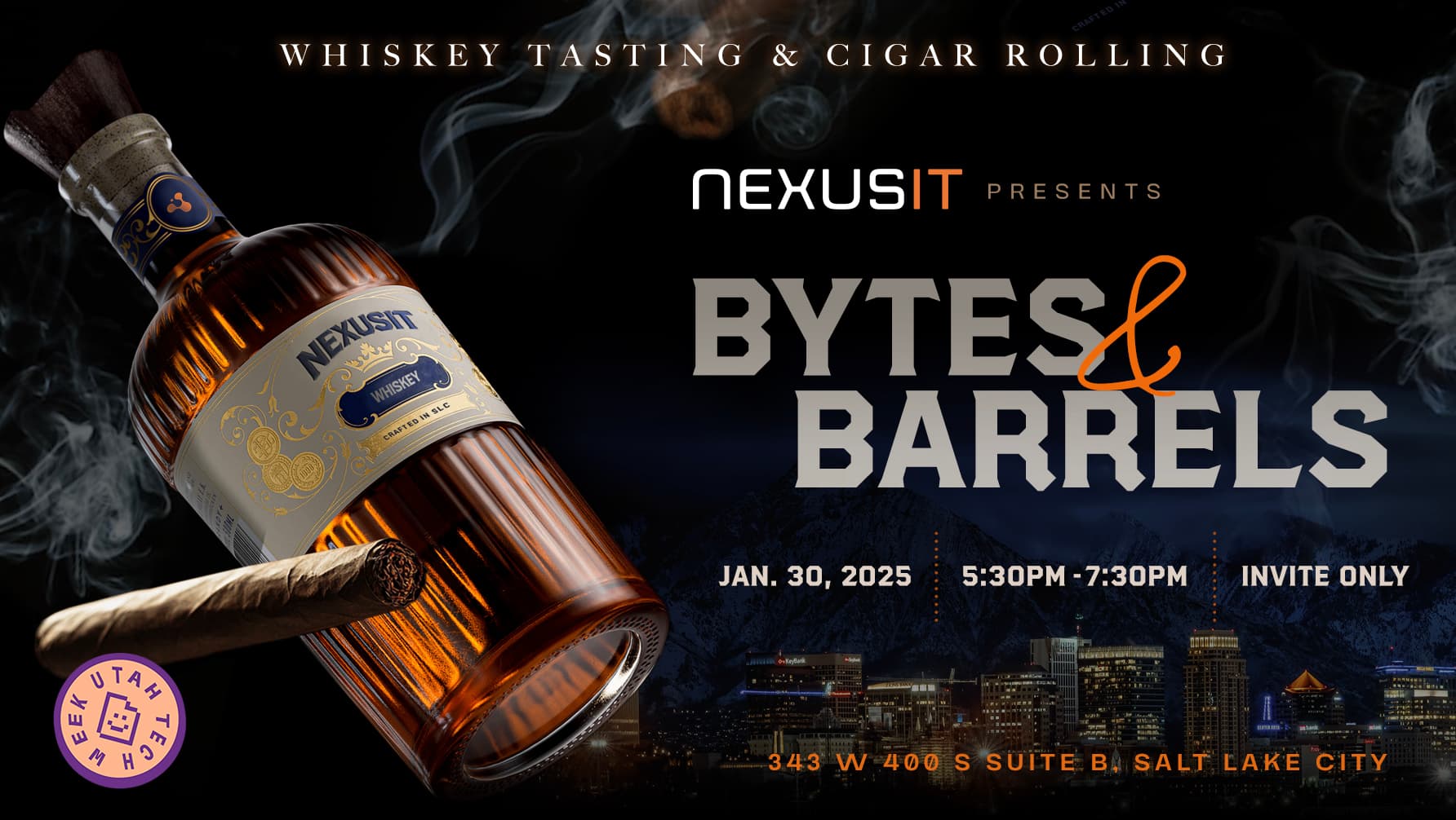 Bytes & Barrels: A Nexus IT Cigar and Whiskey Night