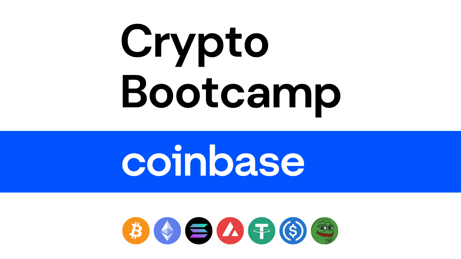 Crypto Bootcamp with Coinbase