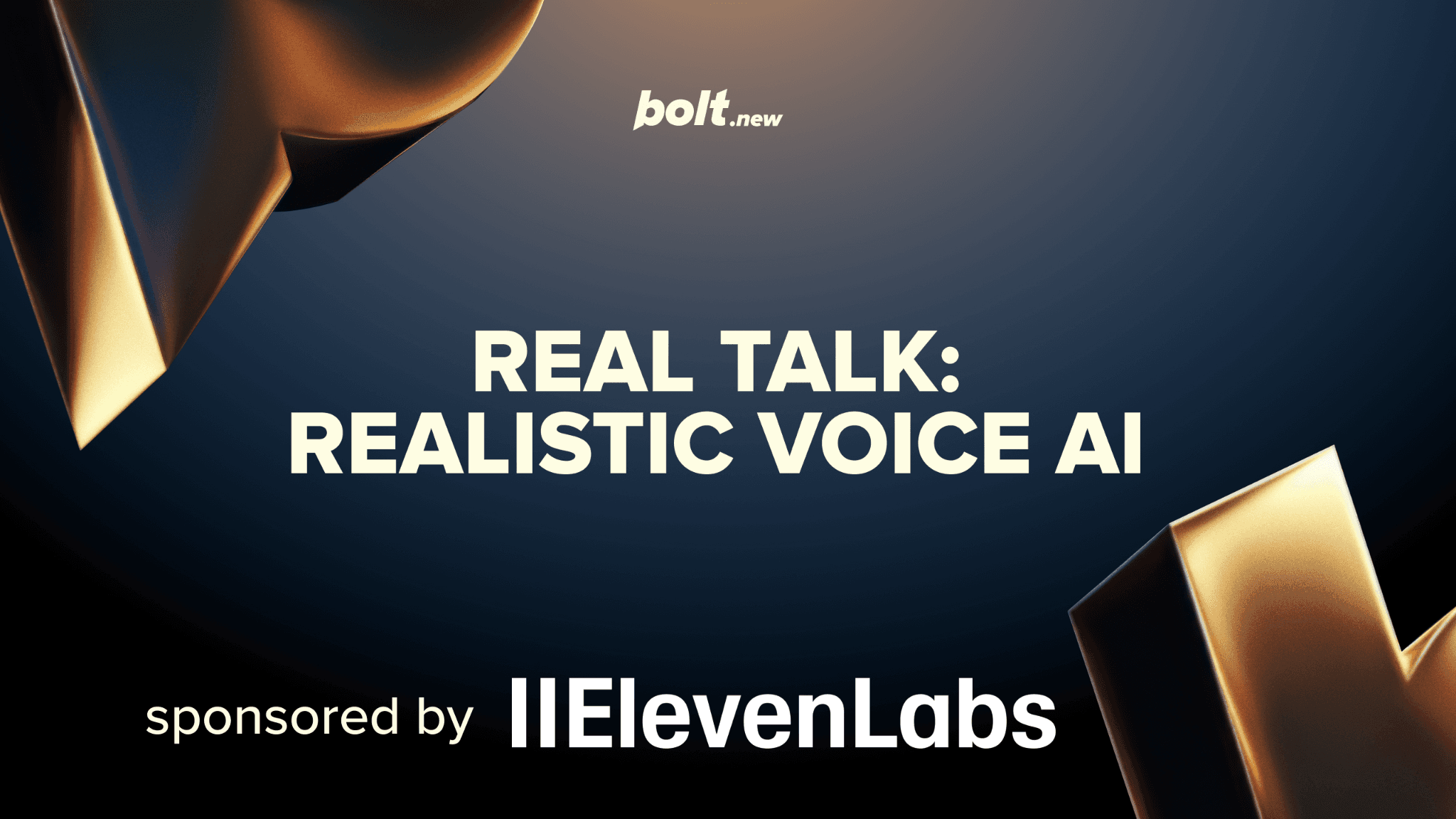 Real Talk: Realistic Voice AI with ElevenLabs (virtual)