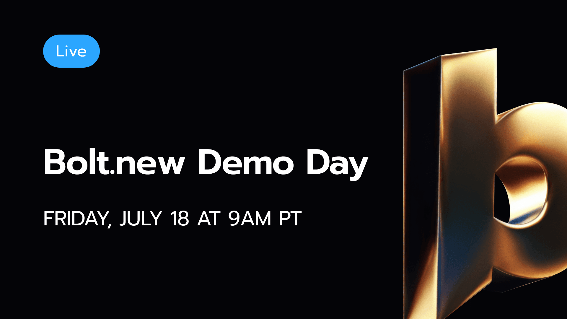Bolt.new Demo Day (virtual)