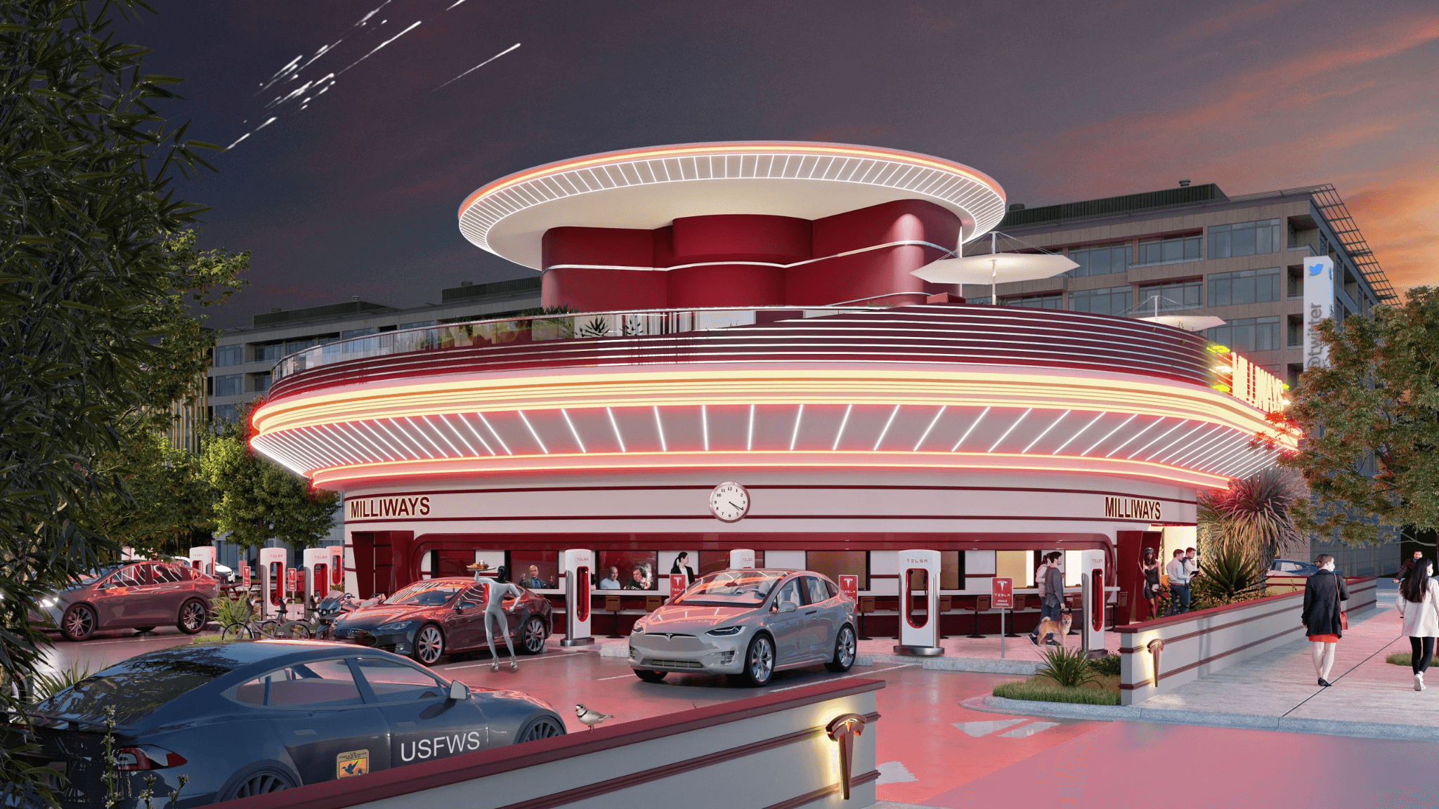 AIS 2025: Tesla Diner Tour: