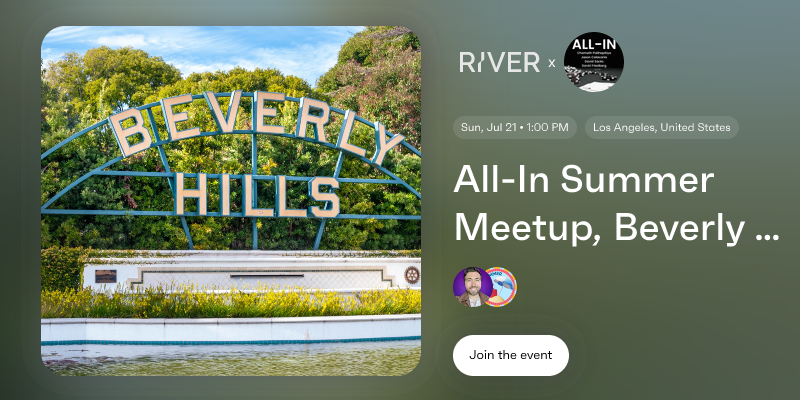 All-In Summer Meetup, Beverly Hills