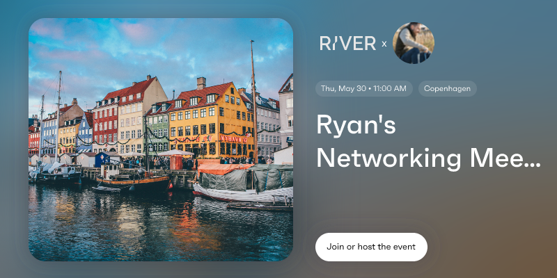 Ryan's Networking Meetups Copenhagen, Denmark