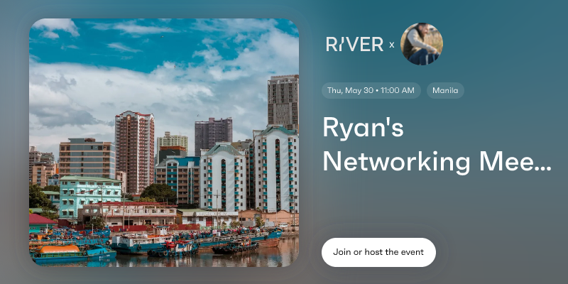 Ryan's Networking Meetups Manila, Philippines