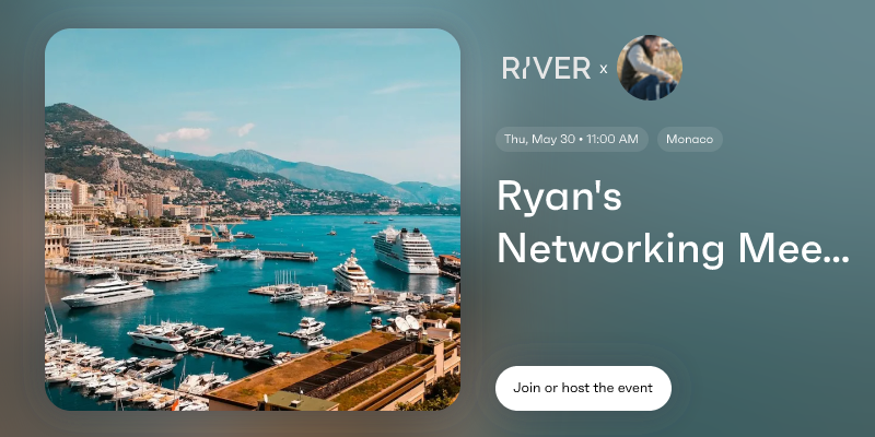 Ryan's Networking Meetups Monaco, Monaco