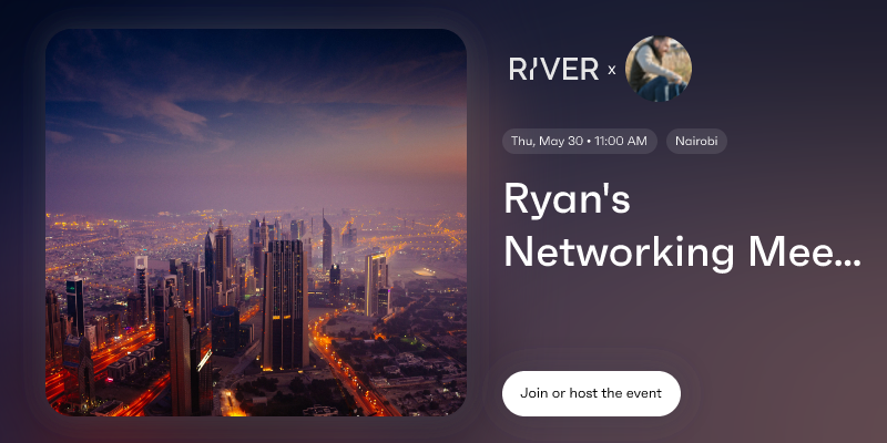 Ryan's Networking Meetups Nairobi, Kenia