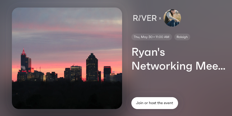 Ryan's Networking Meetups Raleigh, NC