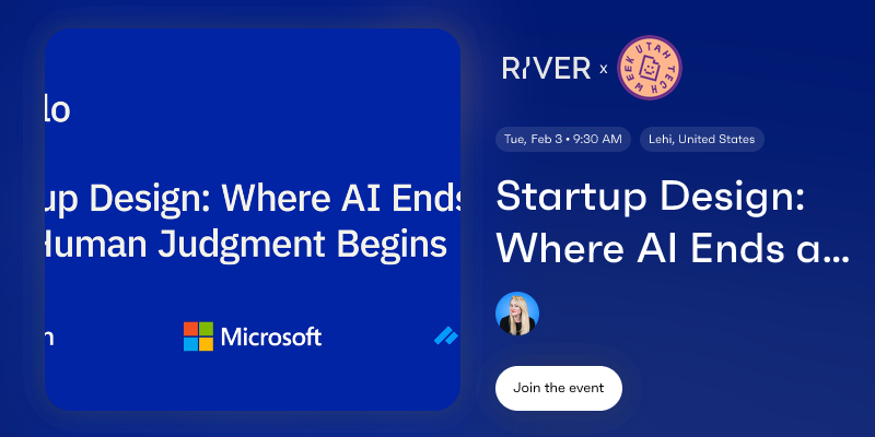 Startup Design: Where AI Ends and Human Judgment Begins