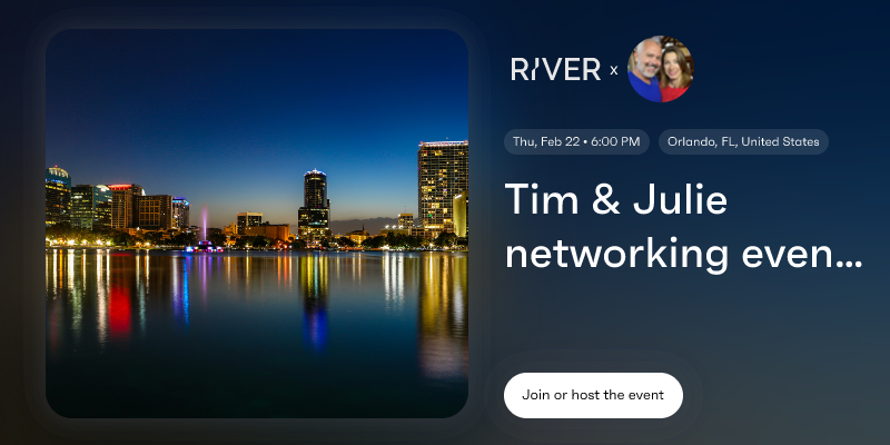 Tim & Julie networking event Orlando, FL