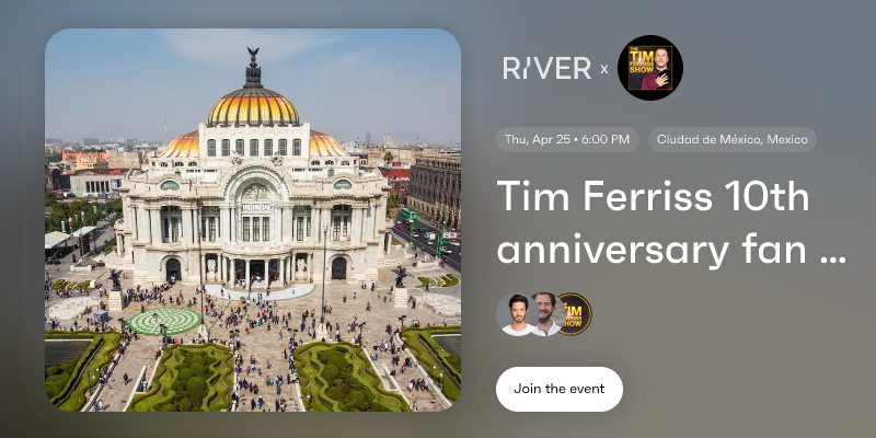 Tim Ferriss 10th anniversary fan meetup Mexico City